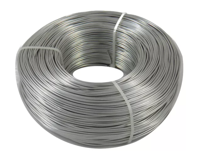 (0,09€/m) Aluminiumdraht 1,5mm 212m 1kg Basteldraht Schmuckdraht Draht Aluminium