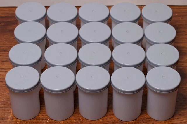 20 Film Canisters Plastic with Lids Kodak Type