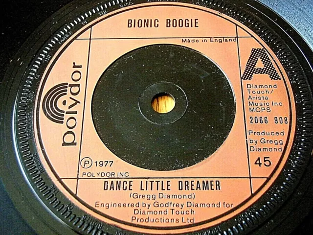 Bionic Boogie - Dance Little Dreamer  7" Vinyl (Ex)