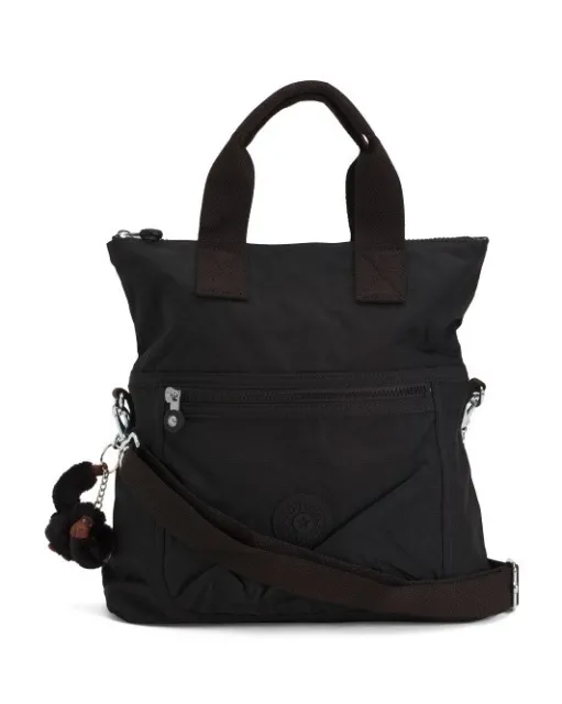 NWT Kipling Eleva Large Convertible Tote Bag Crossbody Black