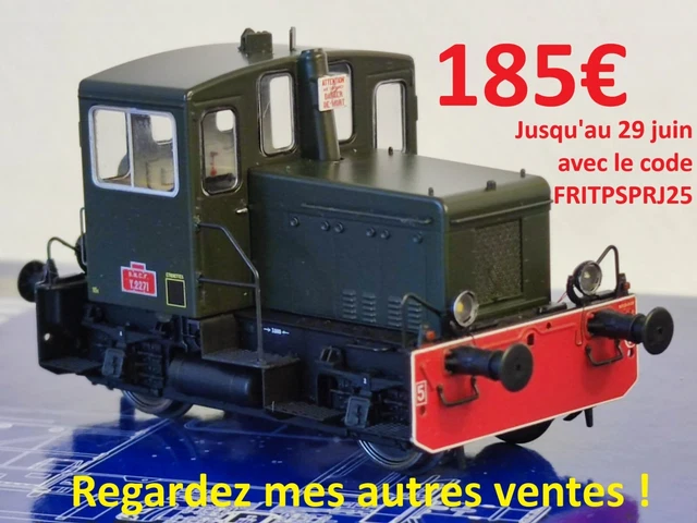 Locotracteur SNCF MB-146 échelle HO ANALOGIQUE REE - Modélisme