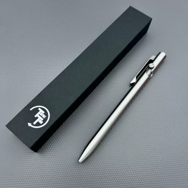 TACTILE TURN - Titanium Slim Bolt Action Standard Size Pen G2 Pilot [5. ...