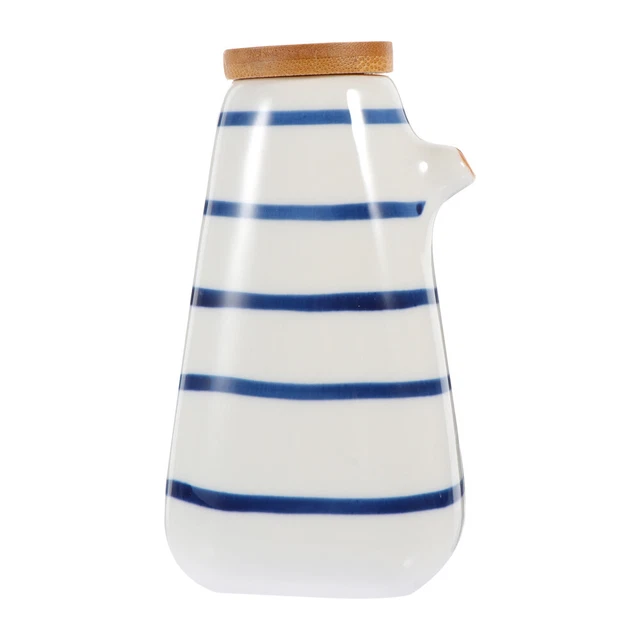 Salsiera In Ceramica Nera Operitacx – Dispenser Per Salsa Di Soia, Aceto E Olio, 250 Ml, Con Beccuccio E Manico, Ideale Per Ristoranti E Casa - 2