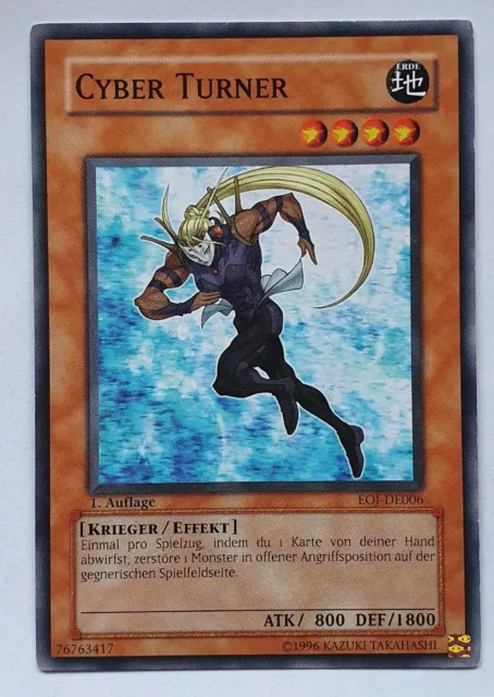 Yugioh 2x EOJ-DE006 Cyber Turner 1 Auflage Enemy of Justice