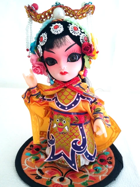 Beijing Opera Traditional Role Silk Doll Chinese Style Decoration Ornaments Gift