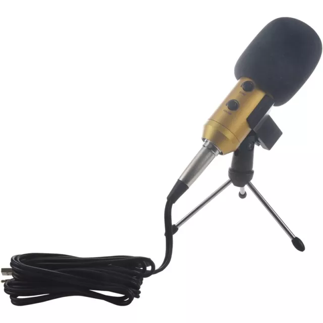 F100Tl Usb Condenser Sound Recording Microphone With Stand Studio1930