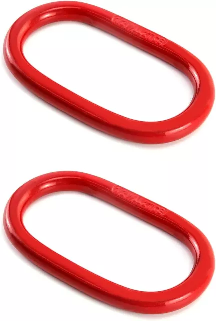 Safety Chain Link Oblong Master Link 2 Pack 5/8 Heavy Duty Lifting Ring 6600