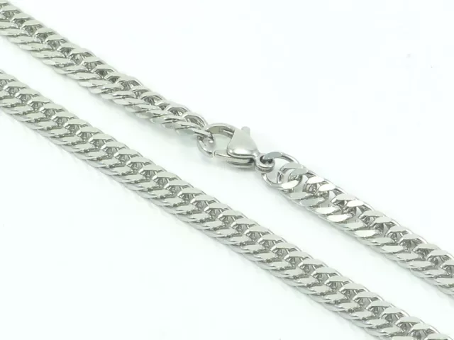 Mens Womens Curb Link Chain Necklace Stainless Steel 316L 30" 5mm 27g Unisex