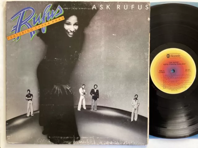 Rufus Ask Rufus Vinyl Lp Featuring Chaka Khan 1977 Poster Hollywood Soul Funk