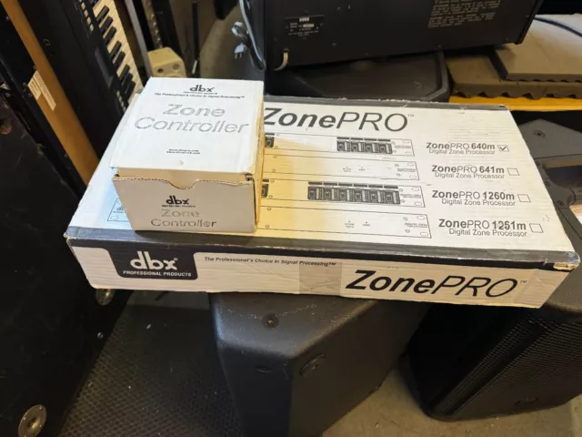 dbx ZonePro 640m Processor with remote Controller open box   ARMENS