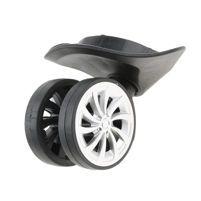 2 Pieces A57 Suitcase Luggage Wheels Replacement Swivel Mute