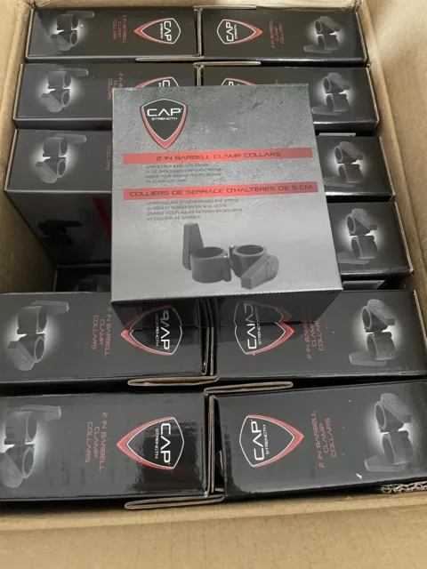 Cap Barbell 2-inch Compression Lock Collars - LIQUIDATION CASE OF 24 UNITS