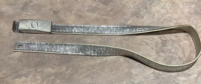 Vintage Oroton silver mesh belt