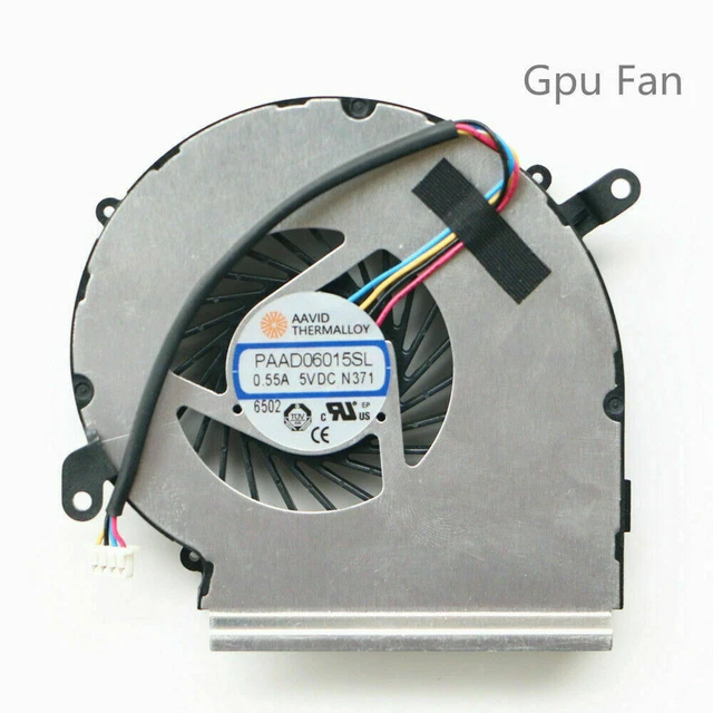 Ventilateur De Refroidissement CPU + GPU Pour MSI GP72 Leopard – Compatible Modèles 6RD, 7QF, 7REX, 7RDX, 7RD, 7RE, MS-1799 – 4 Broches - 2