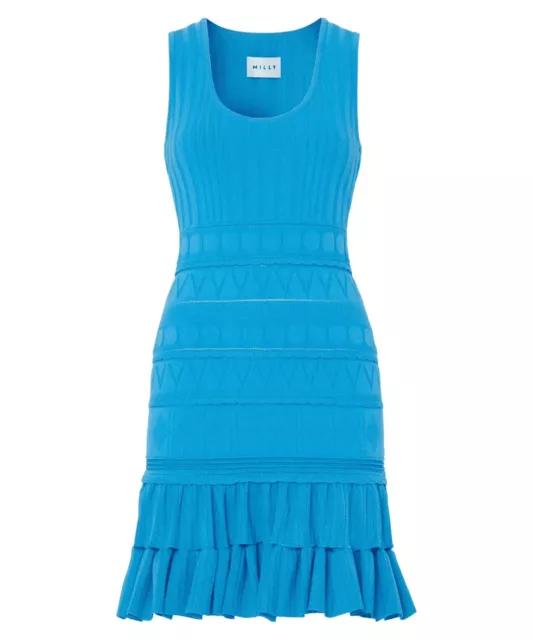 Milly Pepper Dress Cornflower Blue Size P XS