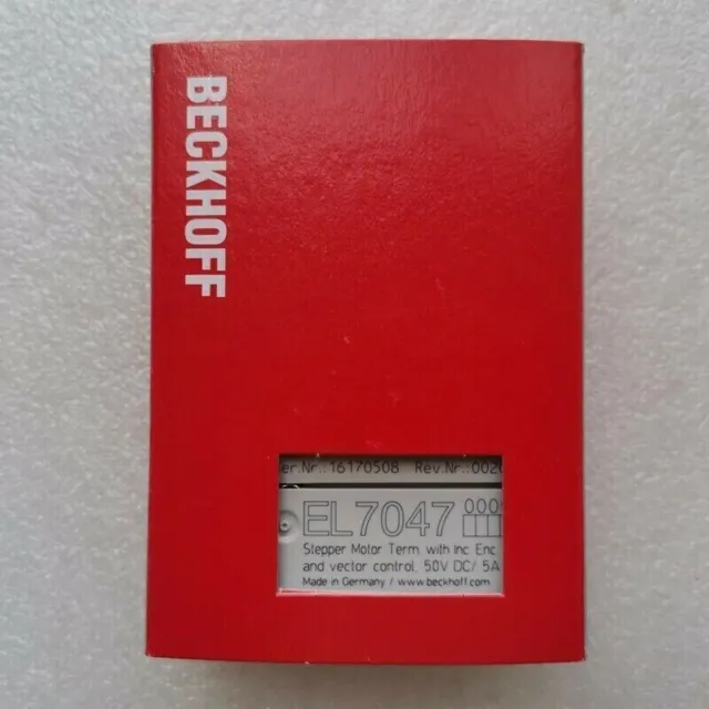 New Beckhoff EL7047 PLC Modules EL 7047 Brand In Box Expedited Shipping