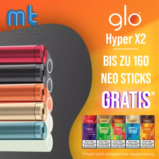 Glo Hyper X2 mit bis zu 160 Neo Sticks nach Registrierung / Iqos