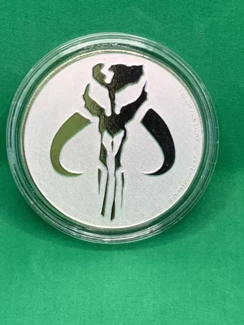 2020 Niue ‘Star Wars’ Mandalorian Mythosaur 1oz Silver Coin