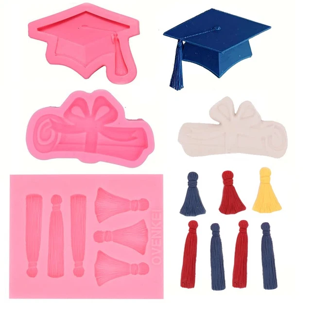Graduation Mold Graduation Chocolate Candy Molds Graduation Cupcake Toppers