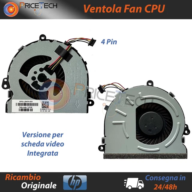 Cooling Laptop HP Ventola GPU Per HP ProBook 450 G7 - Ricambio Scheda Video Dedicata Click Help Compatibile