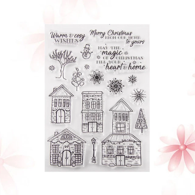 Klare Stempel Transparent Seal Stamps für DIY Scrapbooking Handwerkskarte Fotoal