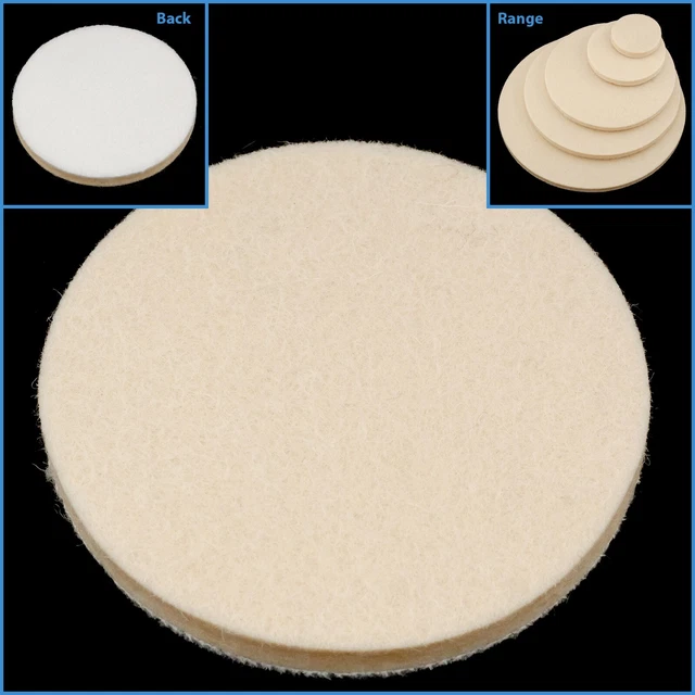 75mm Wool Felt Buffer Polisher Polish Wheel Power Angle Grinder Rotary Tool