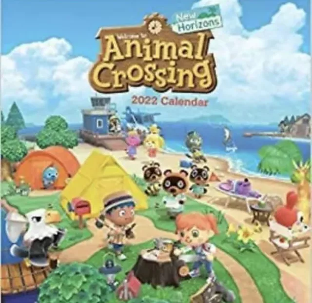 ANIMAL CROSSING NEW Horizons 2022 Wall Calendar 11.99 PicClick