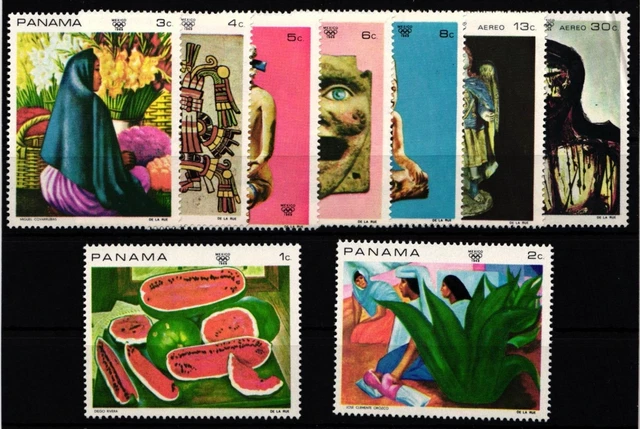 Panama 1125-1133 postfrisch Olympische Spiele 1968 Mexico #KO133