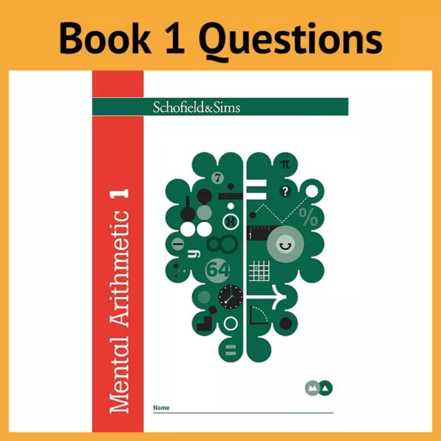 Mental Arithmetic Book 2 Questions - Year 3 - Ages 7-8 - Schofield & Sims NEW