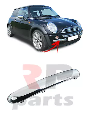 For Mini One Cooper R50/R52/R53 New Front Bumper Chrome Trim Right O/S