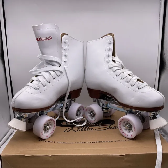 CHICAGO Skates Deluxe Leather Lined Rink Skate Ladies and Girls SIZE 9