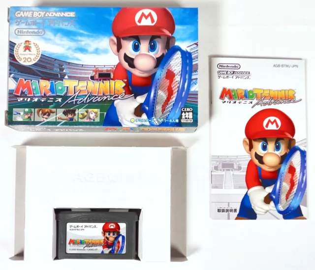 MARIO TENNIS Power Tour Nintendo Game Boy Advance GBA Jap Japan (2)
