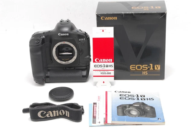 [A- Mint/Count 051] Canon EOS-1V HS 35mm SLR Film Camera PB-E2 w/Box JAPAN 8645