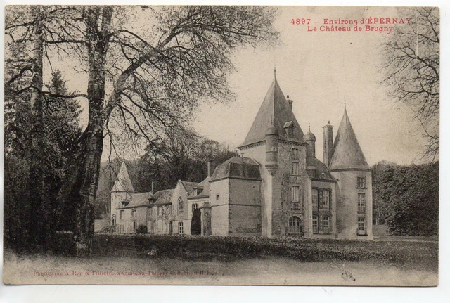 BRUGNY aux environs d' EPERNAY - Marne - CPA 51 - le Chateau 13