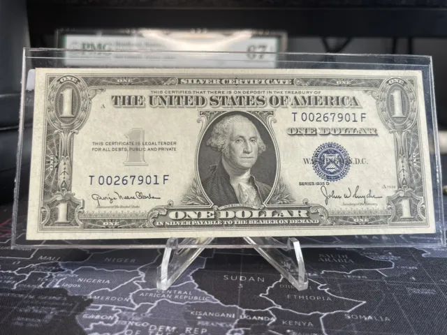 1935 silver certificate dollar bill  💵