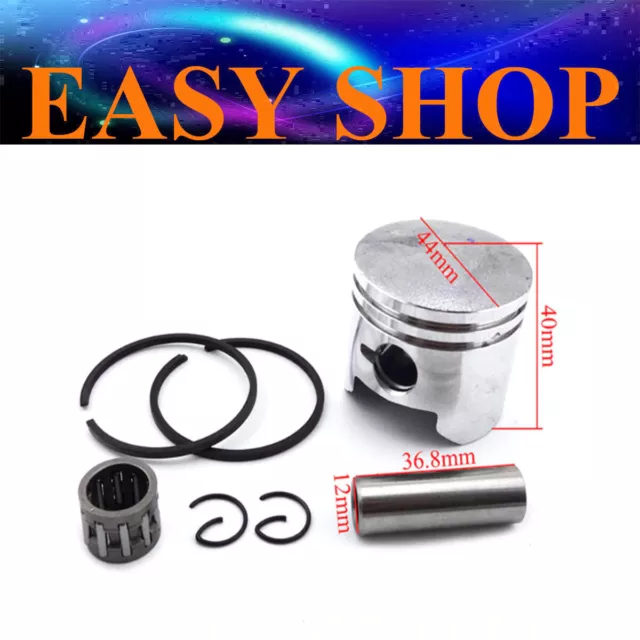 44-6 Piston Rings Kit 43cc 47cc 49cc 2 Stroke Mini Dirt PIT Quad ATV Pocket Bike