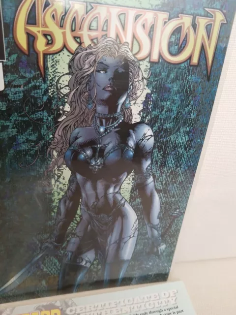 ASCENSION #1/2 WIZARD Comics Magazine #82 exclus TOP COW DAVID FINCH COA 1998