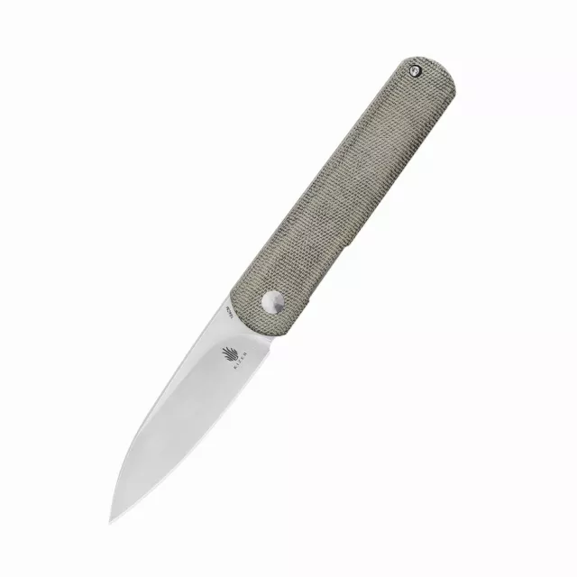 Kizer Feist(XL) EDC Knife Green Micarta Handle Pocket Knife 154CM Steel V4499C1