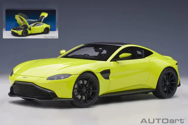 Model Car Scale 1:18 AutoArt Aston Martin Vantage 2019 vehicles New