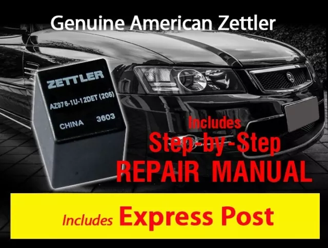 Zettler AZ976-1U-12DET Relay fix VZ Holden BCM stuck indicators *Express Post*