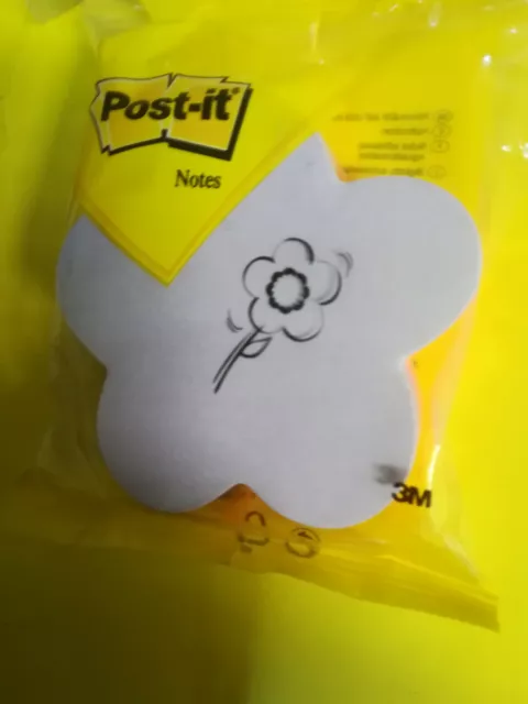 (TG. 70 mm x 70 mm) Post-it  Blocchetto a Forma DI FIORE , 225 Fogli, 70 m