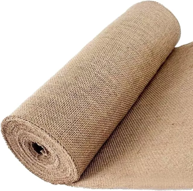 HESSIAN FABRIC ROLLS Jute Burlap 54 inch 150CM 10 Oz wide schools Christmas 220g