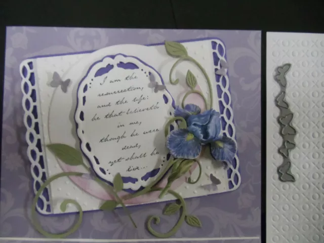 Memory Box DIE RETIRED - 5 TINY FLITTING BUTTERFLIES -USE AS BORDER & INDIVIDUAL