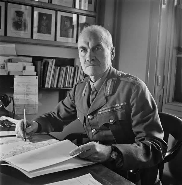 British Army Officer Lieutenant General Ronald Forbes Adam Gene- 1941 Old Photo