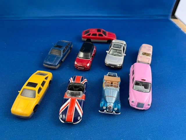 20 Pezzo Modellini Auto Automodelli Macchine Per 1:100 Ferrovia - Foto 12