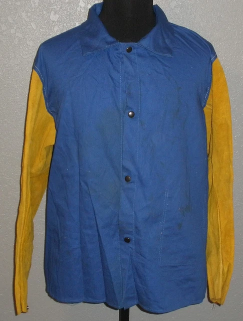 Adult Mens 2XL 2X Tillman Welding Snap Shirt Jacket Twill Leather
