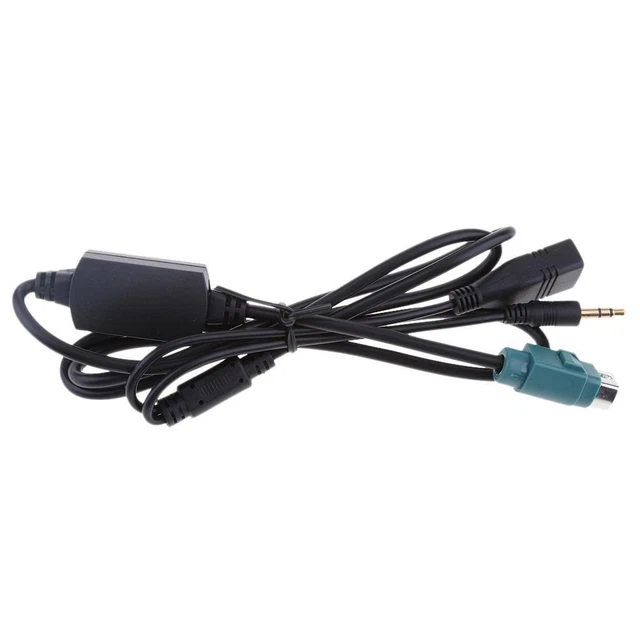 Auto AUX Audio Cable Car Connector Cable Adapter for Android Phone 1.5m