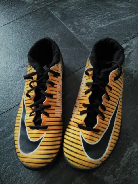 Nike MERCURIAL x gelb schwarz Fußballschuhe Gr. 38,5