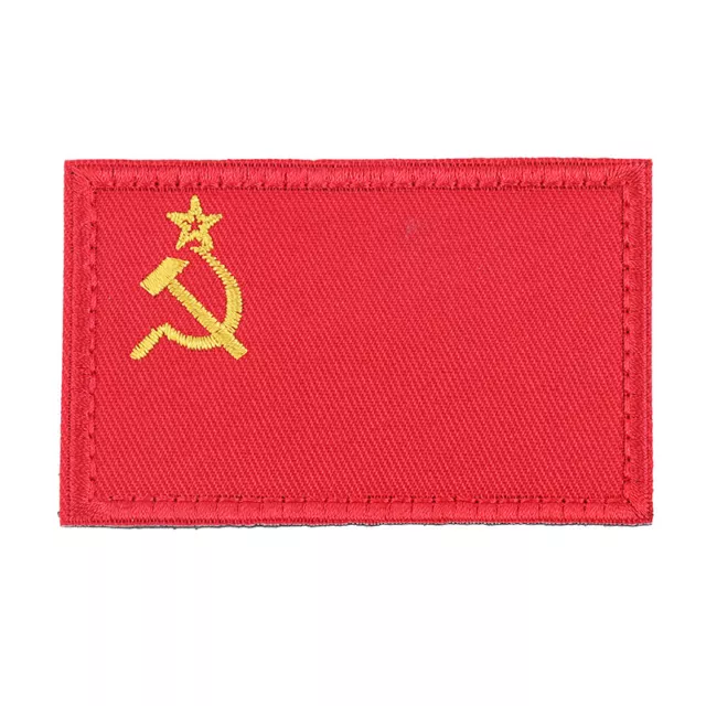 Soviet Flag Soviet Union Patches Armband Embroidered Patch Hook & LoFM