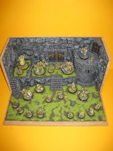 Warmachine - Mercenaries - Diorama - pro painted + built